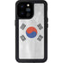 South Korean Flag Distressed iPhone 14 Pro Max Waterproof Case